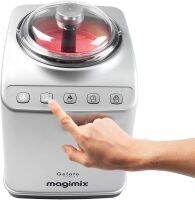 เครื่องทำไอศกรีม Magimix Gelato Expert มีตู้แช่แข็งในตัว Built in freezer unit, no pre-freezing necessary, Stainless Steel