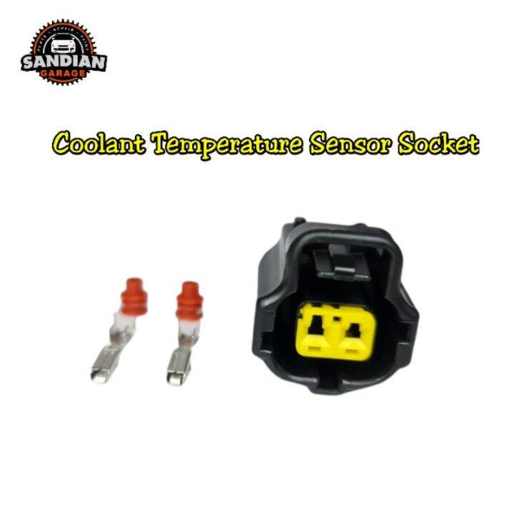 Coolant Temperature Sensor Socket 2 Pin for Lancer Itlog, Pizza, GSR
