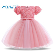 MQATZ Đầm Công Chúa Bé Gái Cho Trẻ Em Quần Áo Đám Cưới Trang Phục Sinh