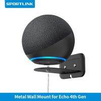 SPORTLINK Metal Wall Mount Bracket For Alexa Echo 4th Generation Support Stand Smart Speaker Holder Built-in Cable Management