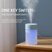 Mini Air Humidifier USB Ultrasonic Essential Oil Diffuser 260Ml หลอดไฟ LED แบบพกพา Mist Maker Aromatherapy Sprayer สำหรับ Home Car