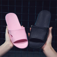 Lightweight Womens Slippers Summer One Word Cool Couple Slippers Bathroom Non-slip Mens Slippers Home Casual Slippers