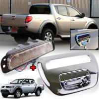 ไฟเบรคท้ายกระบะ + มือเปิดฝาท้ายกระบะ รุ่น มิตซูบิชิ ไทรทัน MITSUBISHI TRITON ปี 2005 - 2014 สีโครเมี่ยม