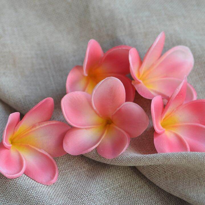 cc-10pcs-hawaiian-flowers-fake-plumeria-foam-frangipani-heads-9cm-beach-wedding-decorations-floatingth