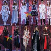 Halloween costume female adult vampire sexy cos horror zombie bride witch masquerade dress