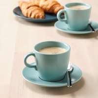 Cup with saucer, 25 cl ./4 pieces.