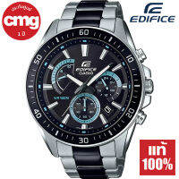 Casio Edifice นาฬิกาข้อมือผู้ชาย โครโนกราฟ เรซซิ่งสไตล์ สายสแตนเลส รุ่น EFR-552SBK-1A ของแท้ ประกัน CMG