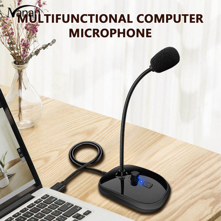 Usb Computer Gaming Microphone Noise Reduction Wirecontrolled