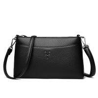 [COD] Wholesale 2022 summer new middle-aged womens bag soft leather fashion and elderly shoulder Messenger casual