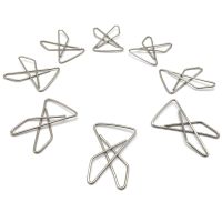 10pcs Paper Clips Metal Fashion Silver Butterfly Paper Clips Bookmark Metal Clip Active