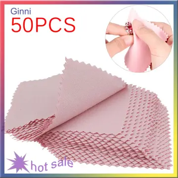 10pcs/pack Silver Jewelry Cleaning Cloth, Anti-tarnish Microfiber Cleaning  Polishing Cloth