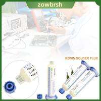 ZOWBRSH RMA-218 น้ำยาบัดกรีแบบไม่ต้องทำความสะอาด ปราศจากสารตะกั่วและตะกั่ว ปราศจากฮาโลเจน ฟลักซ์บัดกรีน้ำมันสน ทนทานต่อการใช้งาน 10cc วางซ่อมบัดกรี BGA PCB reballing