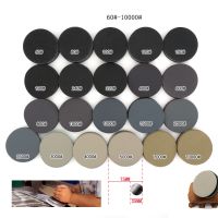 ☌✻ 5/10/20/50/100pcs 75mm Wet and Dry Sanding Discs Grit 60-10000 3 Hook Loop Polishing Sandpaper