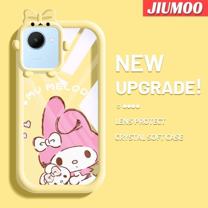 เคส-jiumoo-สำหรับ-realme-c30-c30s-narzo-50i-prime-เคสการ์ตูนน่ารักสีสันสดใสกันกระแทกเคสโทรศัพท์โปร่งใสความคิดสร้างสรรค์น่ารัก-little-monster-ป้องกันเลนส์กล้องซิลิโคนเคสใส