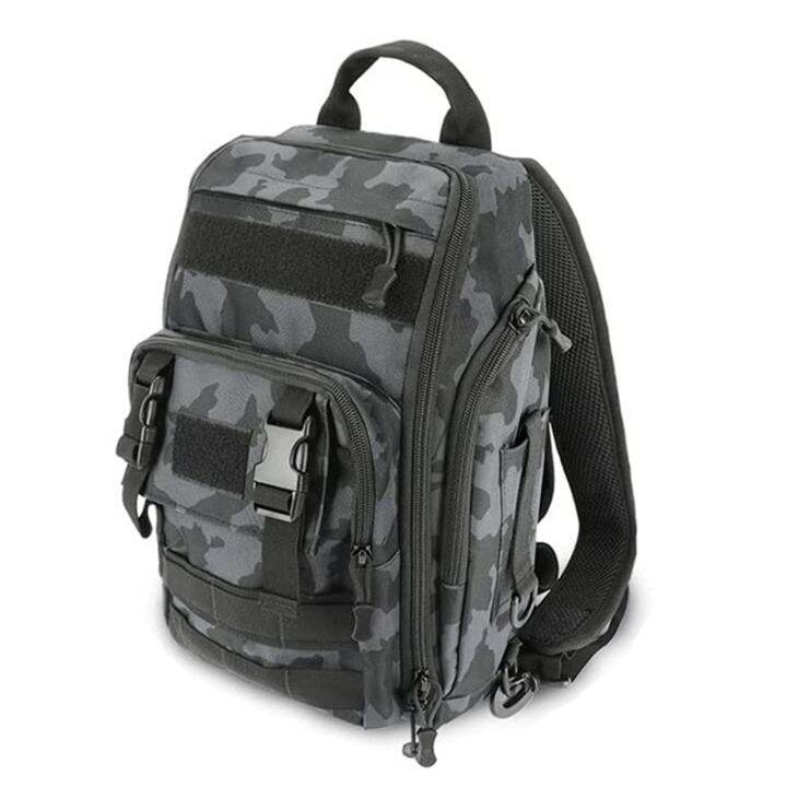 Fishing Tackle Storage Backpack, Fishing Backpack with Rod Holder