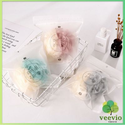 Veevio ใยขัดผิว สีทูโทน ใยขัดตัว Body scrub Bath Lily มีสินค้าพร้อมส่ง