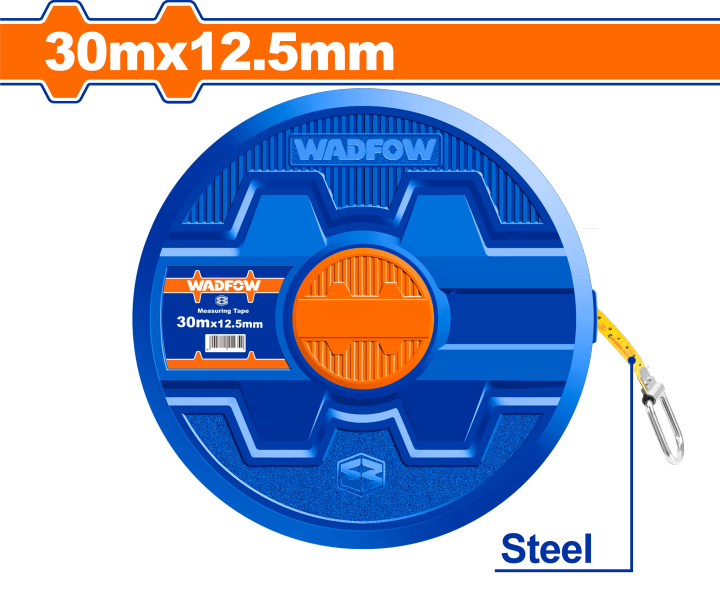 WADFOW Steel Measuring Tape Measure 30M x 12.5MM Metric & Inch