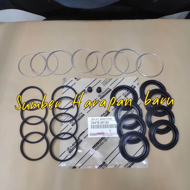 Caliper Kaliper Kit Seal Kit Karet Cakram Hilux Revo / Fortuner VRZ Lazada Indonesia