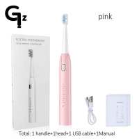 GeZhou S802 Sonic Electric Toothbrush Tooth brush USB Rechargeable adult Waterproof Ultrasonic automatic 5 Mode with Trave