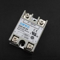 Ssr-60da รีเลย์ Ssr-75da 60a 80da แบบโซลิดสเตทรีเลย์100a 80a 3-32V Dc ไปเป็น24-380V Ac Ssr 60da 100da 1ชิ้น