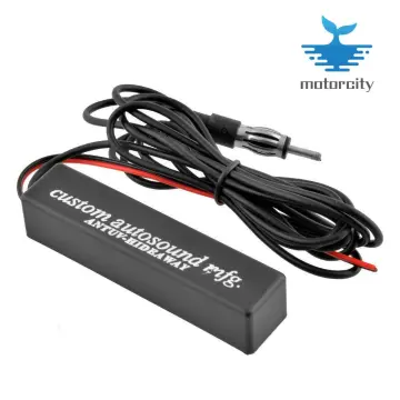 Hidden AM FM Antenna - Universal Motorcycle and Car Radio