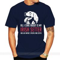 100% Cotton Tshirt Mens Irish Setter T Shirt Designing Cotton Cool Loose Summer Casual Tops  5DBT