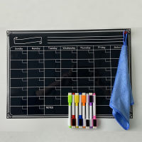 Children Magnetic Blackboard Month Planner for Kids Fridge Sticker Dry Erase Calendar Board Message Table Menu Whiteboard