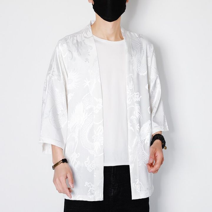 ชุดเสื้อคาร์ดิแกน-kimono-แบบดั้งเดิมของผู้ชายญี่ปุ่นชุดเสื้อผ้าญี่ปุ่นญี่ปุ่นแบบชุดเดรสจีนดั้งเดิมยาวถึง-m-5xl-สำหรับฤดูร้อน
