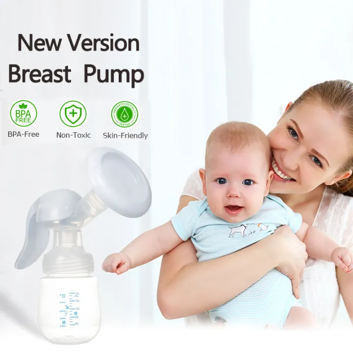 Portable Suckling Breast Pump with Milk Bottle | Lazada PH