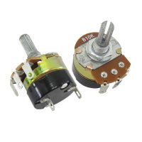 2PCS WH138-1 Potentiometer Adjustable Resistance B5K B10K B20K B50K B100K B250K B500K Speed Regulator Potentiometers