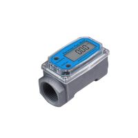 K24 LCD Digital Display Electronic Flow Meter Easy Operate Multipurpose Portable Aluminum Alloy High Accuracy Measuring Fuel