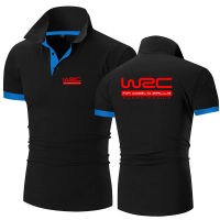 World Rally Championship WRC ใหม่แฟชั่นเสื้อโปโลผู้ชาย Casual Turn Down Collar เสื้อแขนสั้น Slim Fit ฤดูร้อนเสื้อ Polo