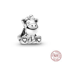 New 925 Sterling Silver Angel Fox Owl Apple Freehand Heart Clip Charm bead Fit Original Pandora Bracelet DIY Jewelry For Women