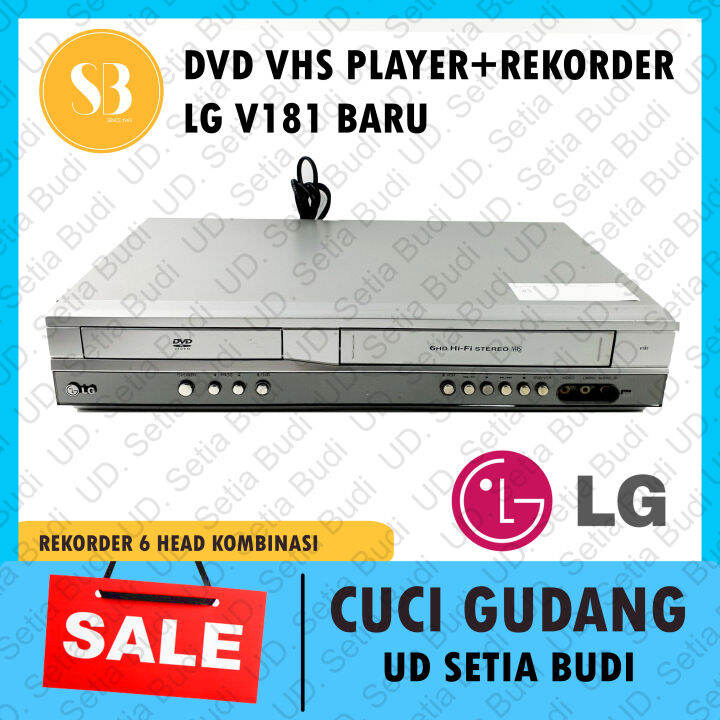 VHS Player VCR DVD VCD CD Player LG V181 Baru dan Murah Lazada Indonesia