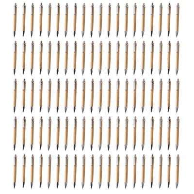 100 Pcs/Lot Bamboo Ballpoint Pen Stylus Contact Pen Office &amp; School Supplies Pens &amp; Writing Supplies Gifts