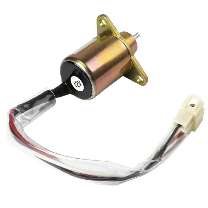 fuel-shutoff-solenoid-for-12v-yanmar-engine-takeuchi-1503es-12s5suc5s-stop-solenoid-part-17594-6001-4-sa4569t-sa-4562t