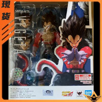 Bandai Original  S.h.figuarts Vegeta SSJ4 Super Saiyan 4 Action Figure Gt Collection ของเล่นคริสต์มาสของขวัญเด็ก