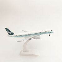 [20 CM] โมเดลเครื่องบิน Cathay Pacific A 350 (Air Craft Metal Model)  มีล้อ และขาตั้งโชว์  สวย งานคุณภาพ - ของขวัญ ของสะสม ของตั้งโชว์