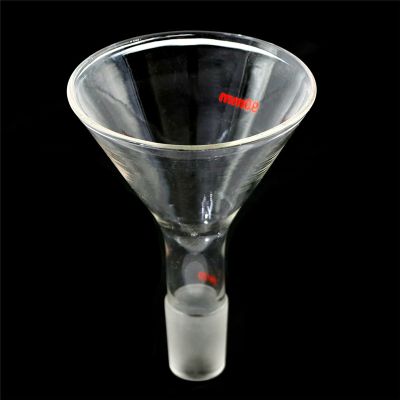 【CW】 100ml Glass Funnel Chemistry Laboratory Glassware Lab 90mm 24/40