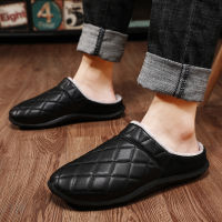 Spot parcel post Mens plus Size Slippers Spring Indoor European and American Home Warm Leisure Ho Slippers Factory Direct Supply