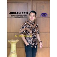 Modern Batik Shirt Solo Short Sleeve Layer Furing Rajasakti Jin Hanung Arieswara