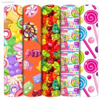 ❁✻ Lollipop Candy Polyester Cotton Fabric Patchwork For Tissue Sewing Doll Quilting Fabrics Needlework Home Textile1Yc16103