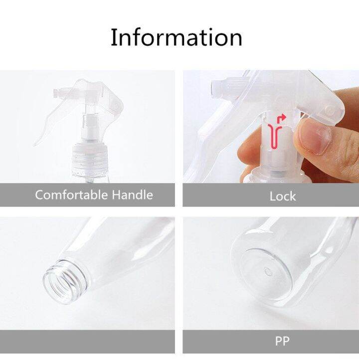 ขวดสเปรย์พลาสติก200มล-1ชิ้นให้ความชุ่มชื้นขณะแต่งหน้าใสหม้อตัวทำละอองน้ำขวดพ่นสเปรย์ละอองเครื่องมือทำผม
