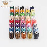 ▤๑ 40W Polyester Embroidery Thread 500M Filament Threads Sheen Brother/Babylock/Janome Machine Sewing