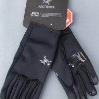 Arcteryx 2023ของแท้กันน้ำกันทนความหนาว,สำหรับฤดูหนาวผ้ากำมะหยี่ให้ความอบอุ่นกลางแจ้งปั่นจักรยานและเล่นสกีกันลื่นถุงมือขี่จักรยานสัมผัสใหม่