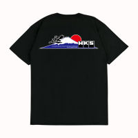 【HOT】เสื้อยืด พิมพ์ลาย Kroncong HKS FUJIYAMA MOUNTAIN JDM Racing สําหรับผู้ชาย100%cotton