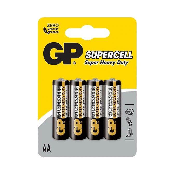 GP SUPERCELL SUPER HEAVY DUTY AA 4's | Lazada