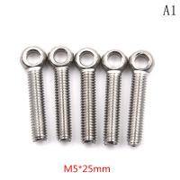 EOY 5pcs stainless STEEL Machinery Shoulder Lifting Eye Bolt M5 M6 M8 M10 M12