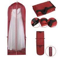 Newly Garment Dress Cover Dustproof Storage Bag Foldable Long Bridal Wedding Dresses Wardrobe Organisers