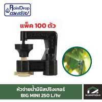 หัวน้ำ Raindrop หัวมินิสปริงเกอร์ Minisprinkler หัวจ่ายน้ำ หัวเรนดรอป รุ่น BIG MINI 250 ลิตร แพ็ค 100 ตัว